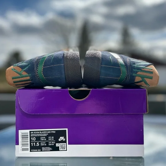 Men’s Nike SB US10 Zoom Blazer Mid
Premium 'Legend Dark Brown
Obsidian'. - Picture 7 of 13